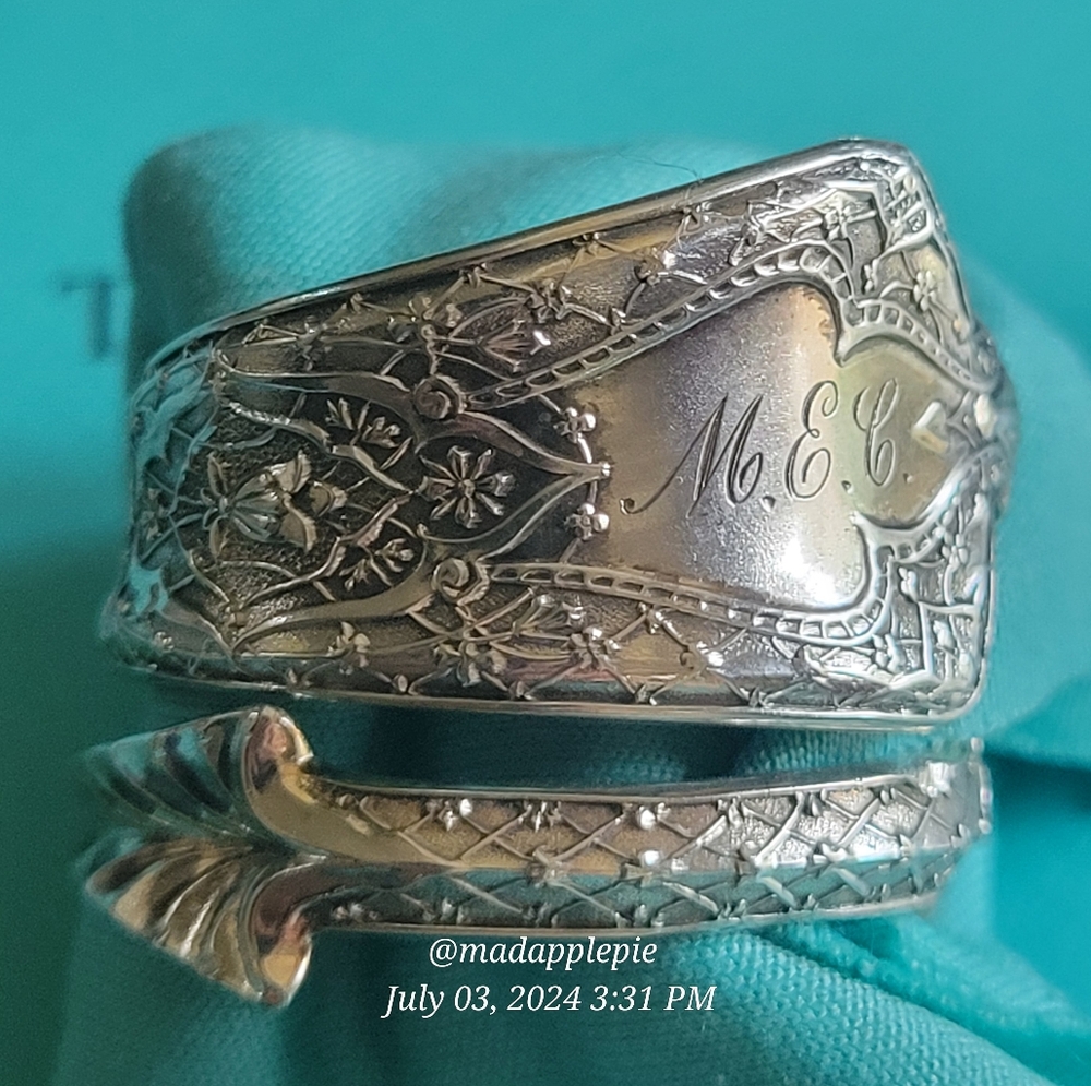 1872 Tiffany & Co. Persian Nut Pick Ring Sterling Silver Luxury Vintage #155 - Picture 3 of 15